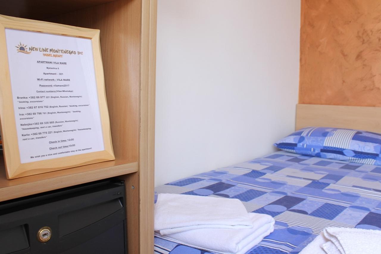 Apartments Mare Budva Rum bild